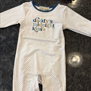 White Polka Dot Kids One Piece